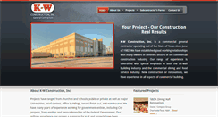 Desktop Screenshot of k-wconst.com